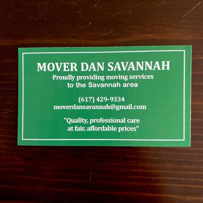 Avatar for Mover Dan Savannah
