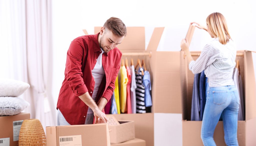 The BEST Way to Pack Clothes Hangers in a Box 