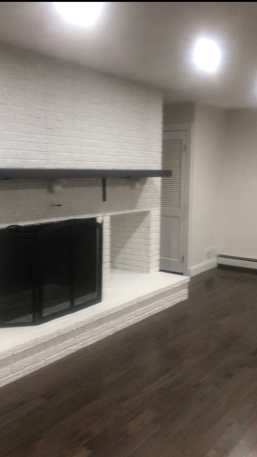 Painted the fire place
