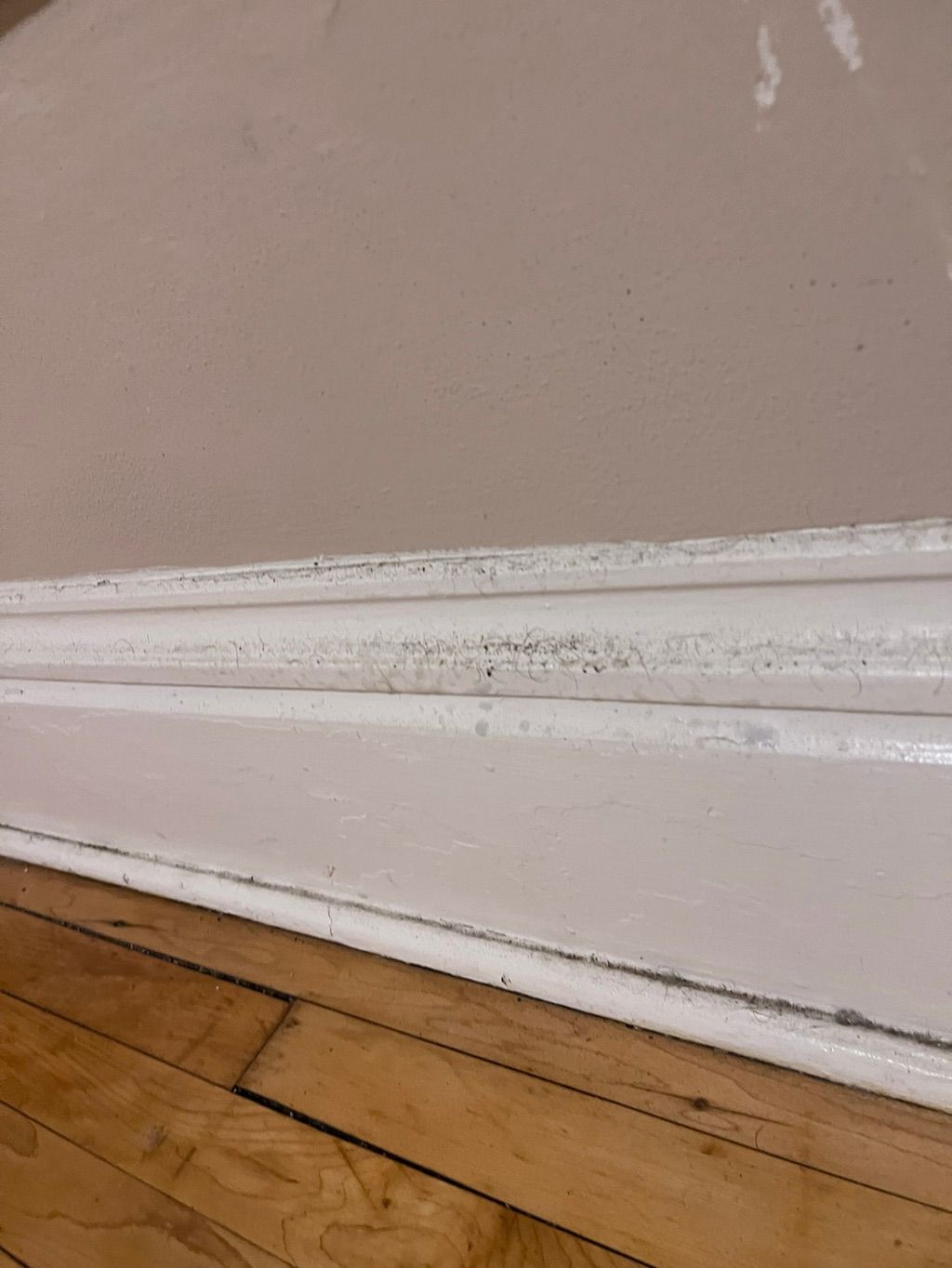 Baseboards before. Included in move out cleanings