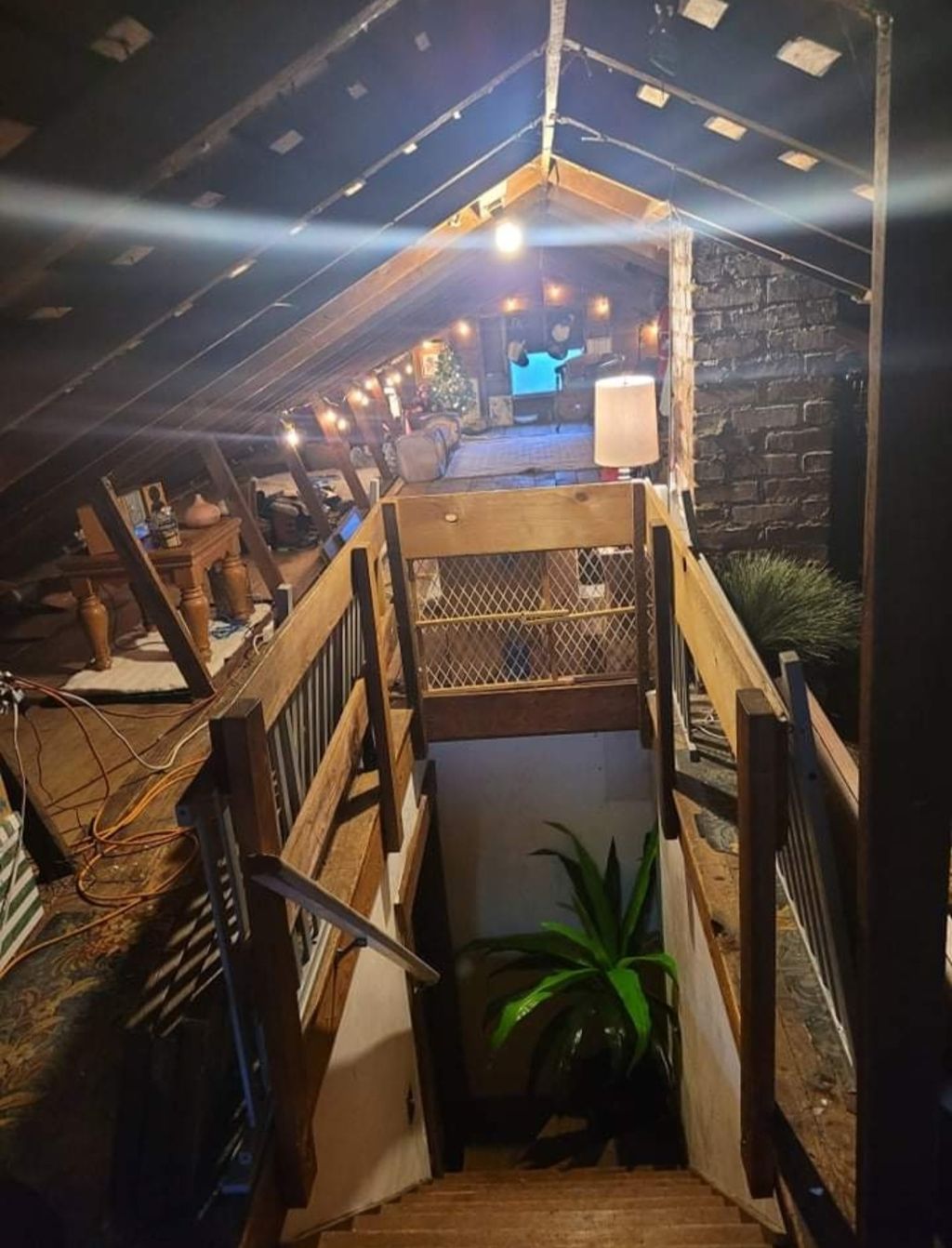 Stairway up to Attic
