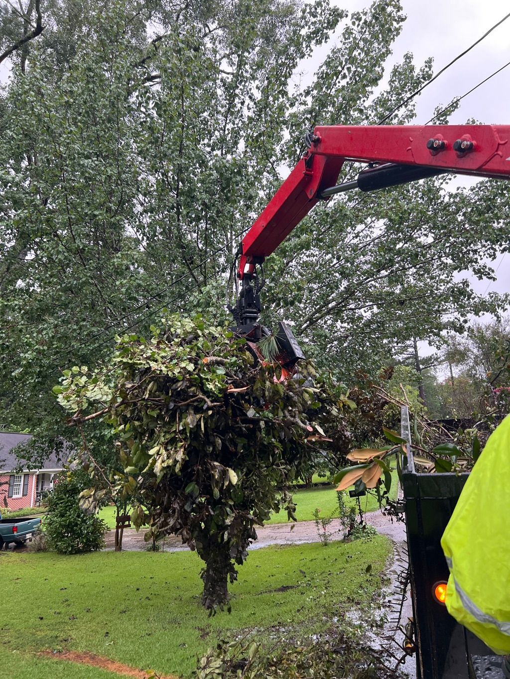 As you see heavy equipment is being used for prope