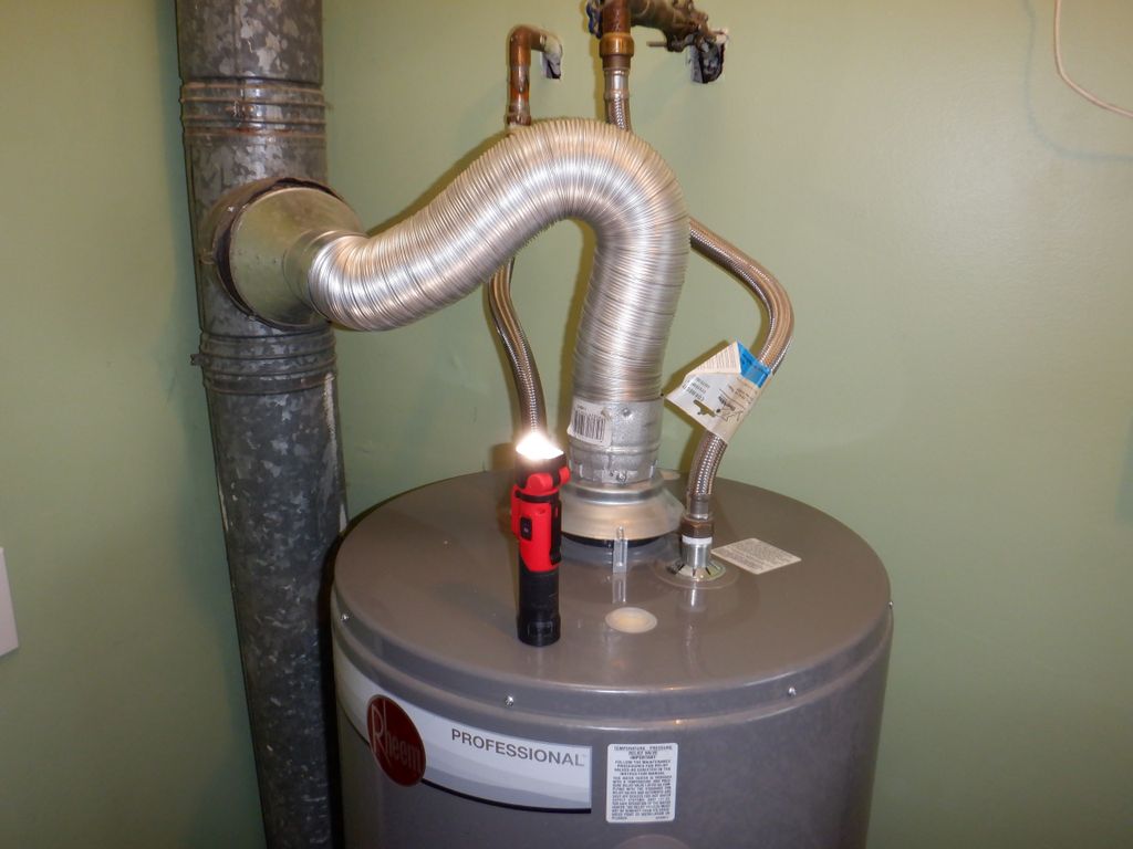 Improper ventilation of water heater