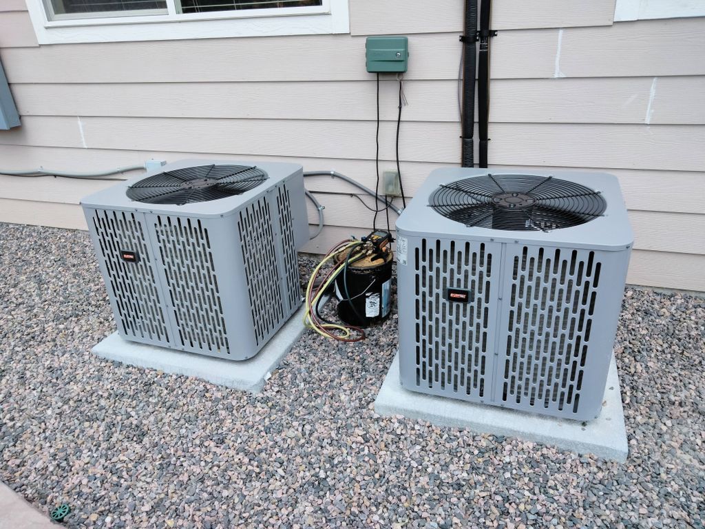 Dual system high efficiency Heat & AC new installa
