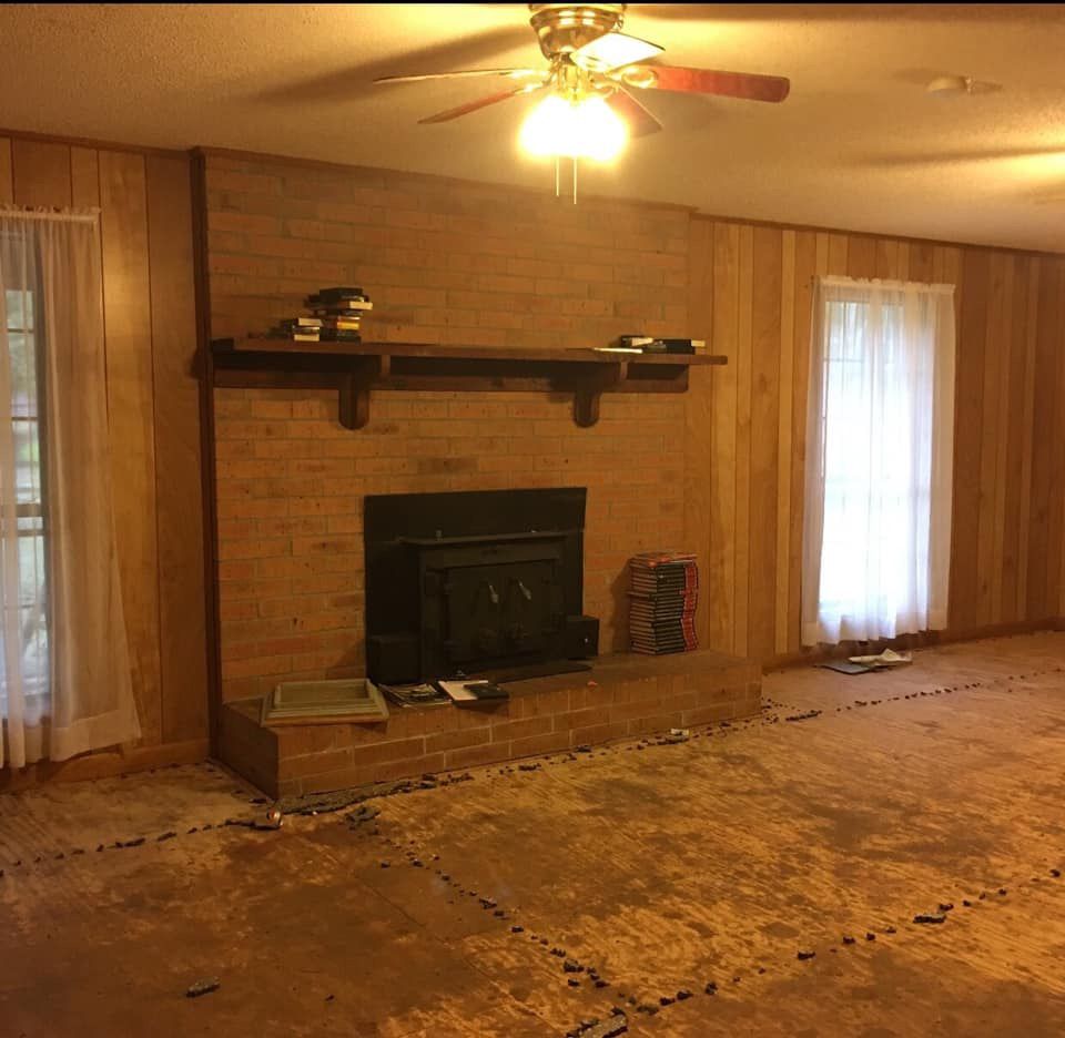Before (carpet had already been removed)