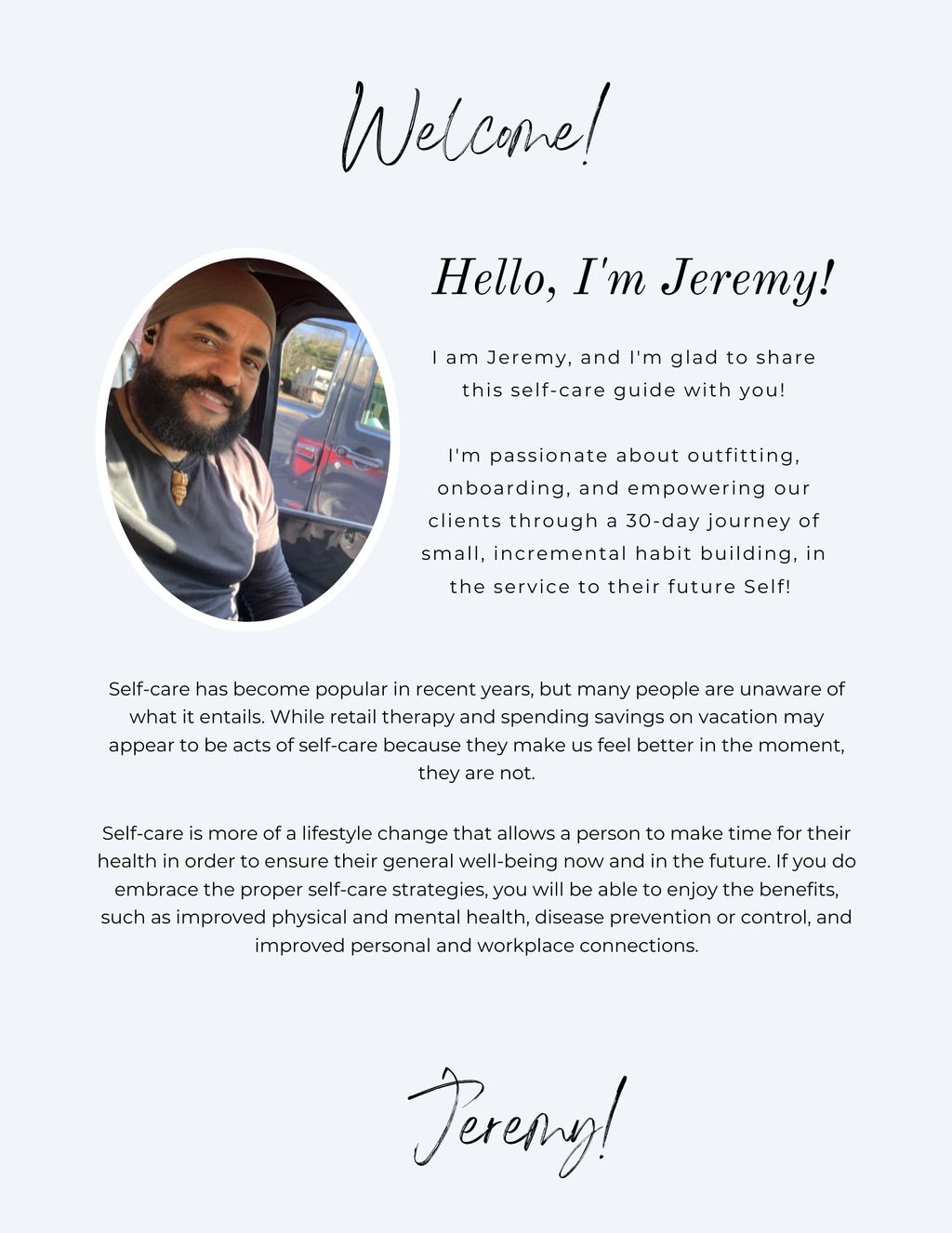 Let's talk about our wellness guide!