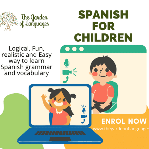 We offer Spanish classes for children.