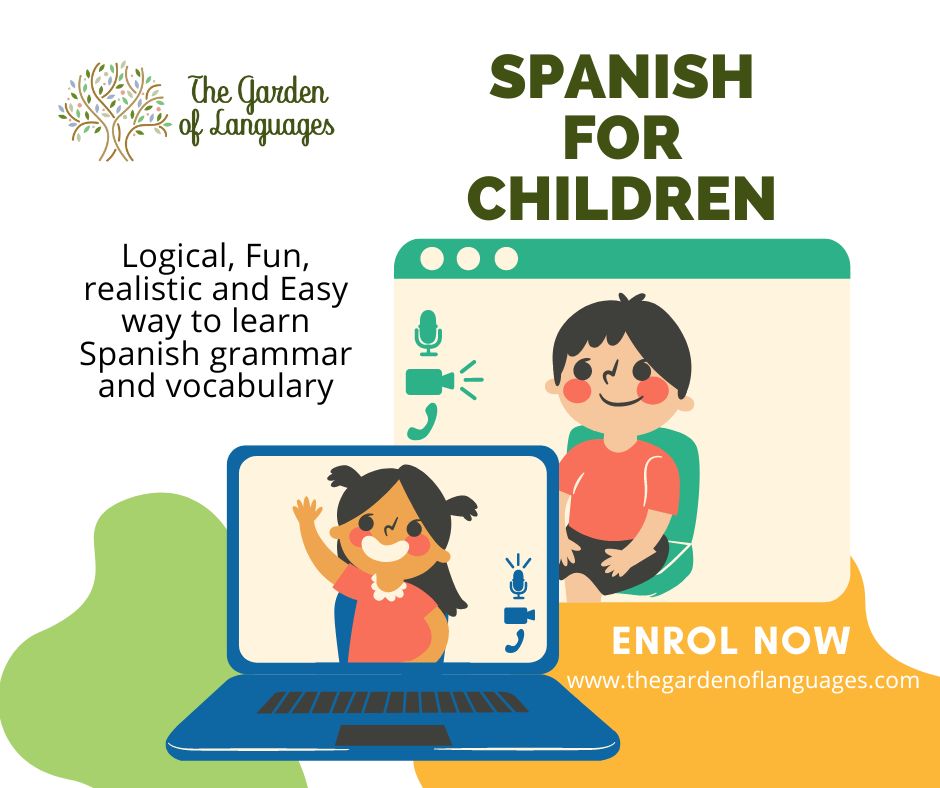 We offer Spanish classes for children.