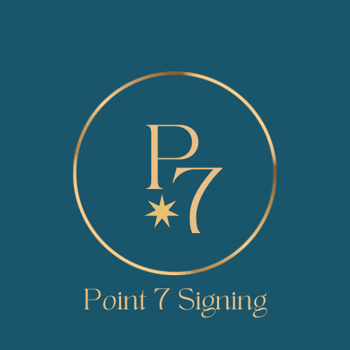 Point 7 Signing Logo