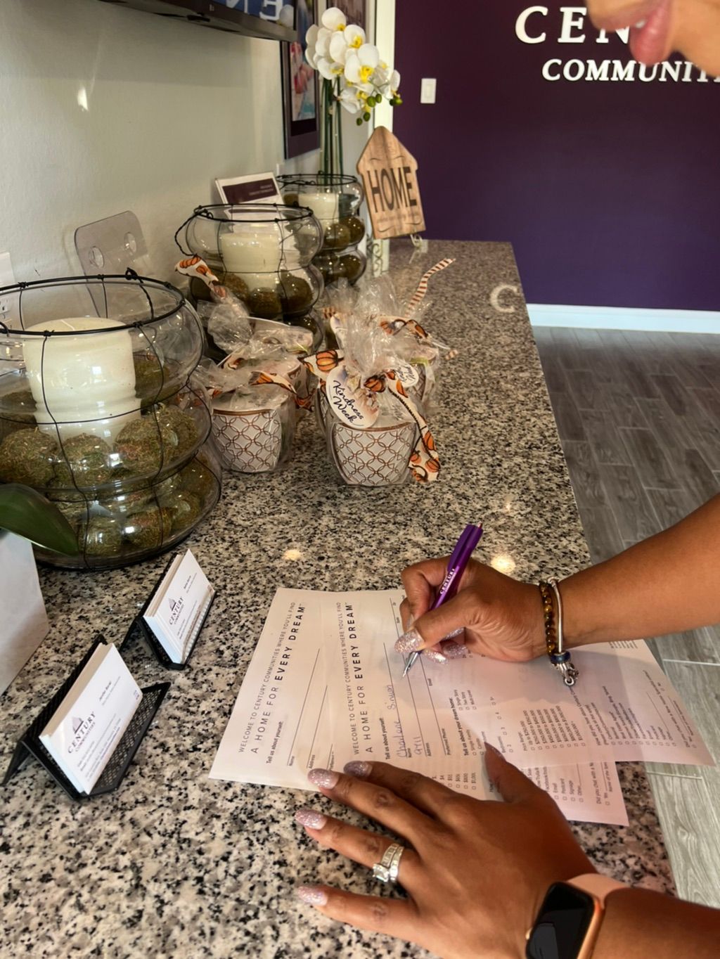 Assisting our preferred realtors at house openings