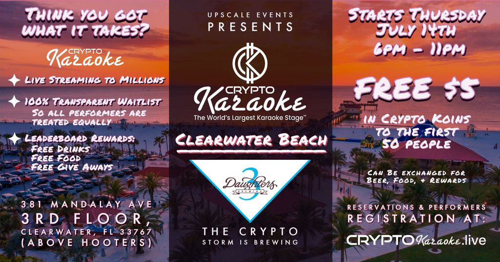 Crypto Karaoke does bars, restaurants, live events