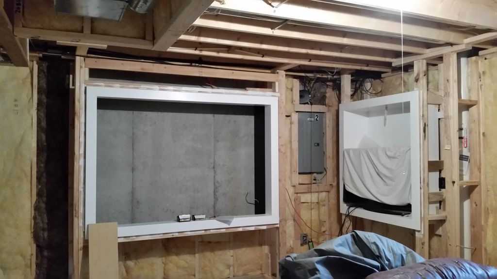 Project#3-Basement Remodel-Early phase-adding stud