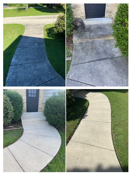 Front Walk Before & After