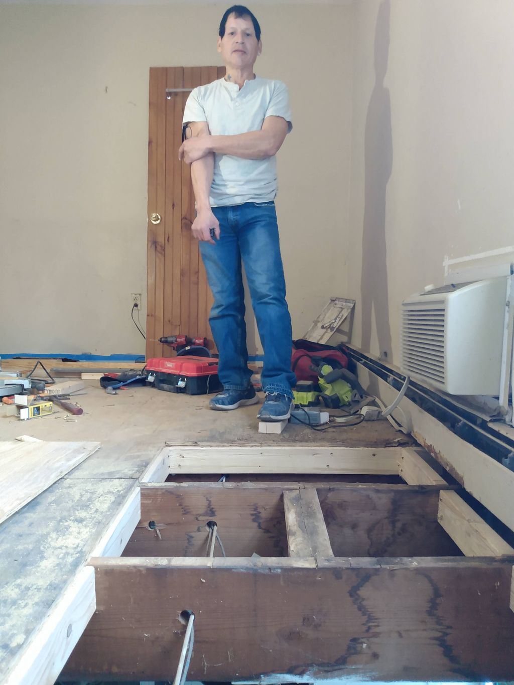 repair of water damaged floor ll