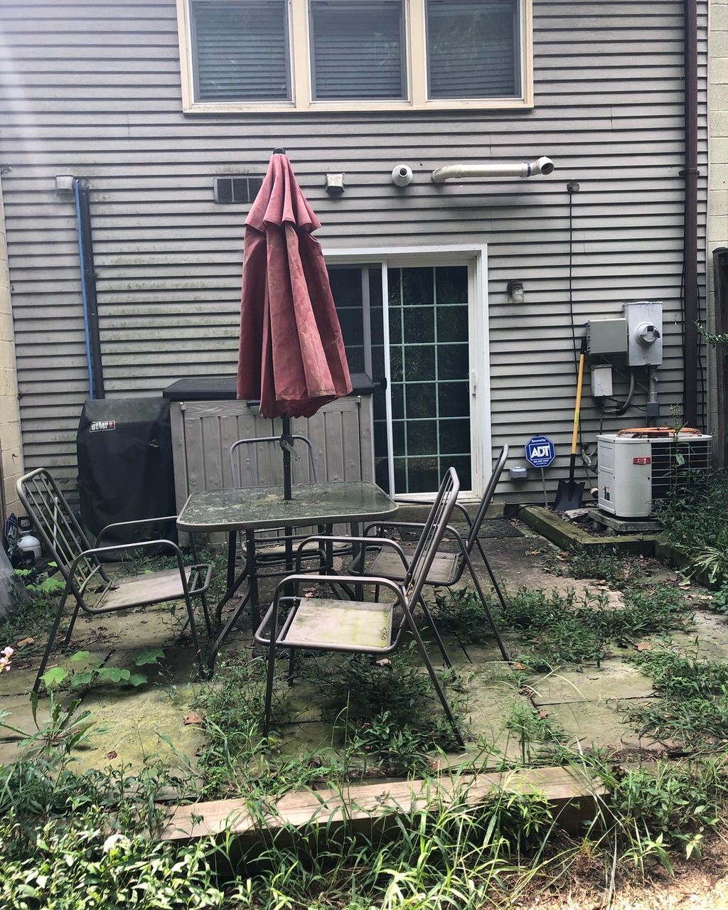 Weeding (before)