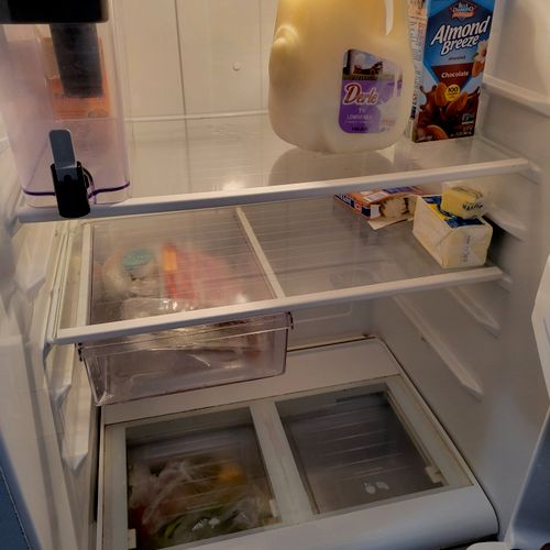 Inside refrigerator after