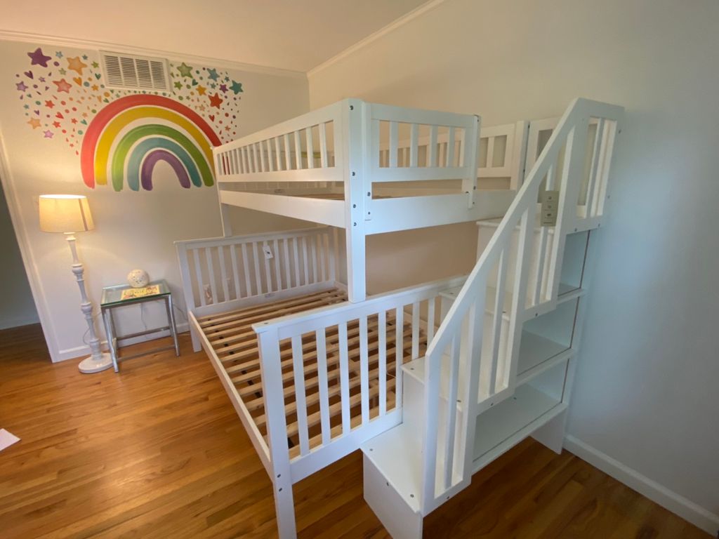 Bunk bed with stairs 3 hours 