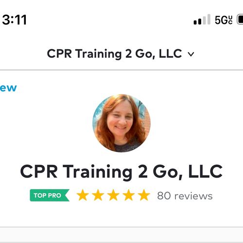 We operate as CPR Training 2 Go, LLC in another ma