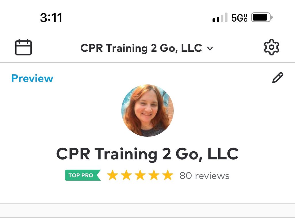 We operate as CPR Training 2 Go, LLC in another ma