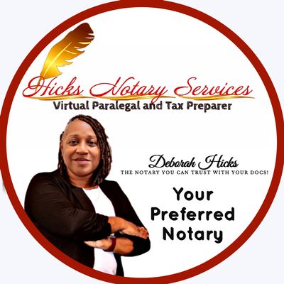 Avatar for Hicks Notary & Virtual Paralegal Services