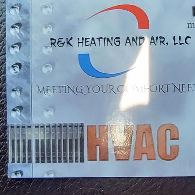 Avatar for R&K Heating and Air LLC