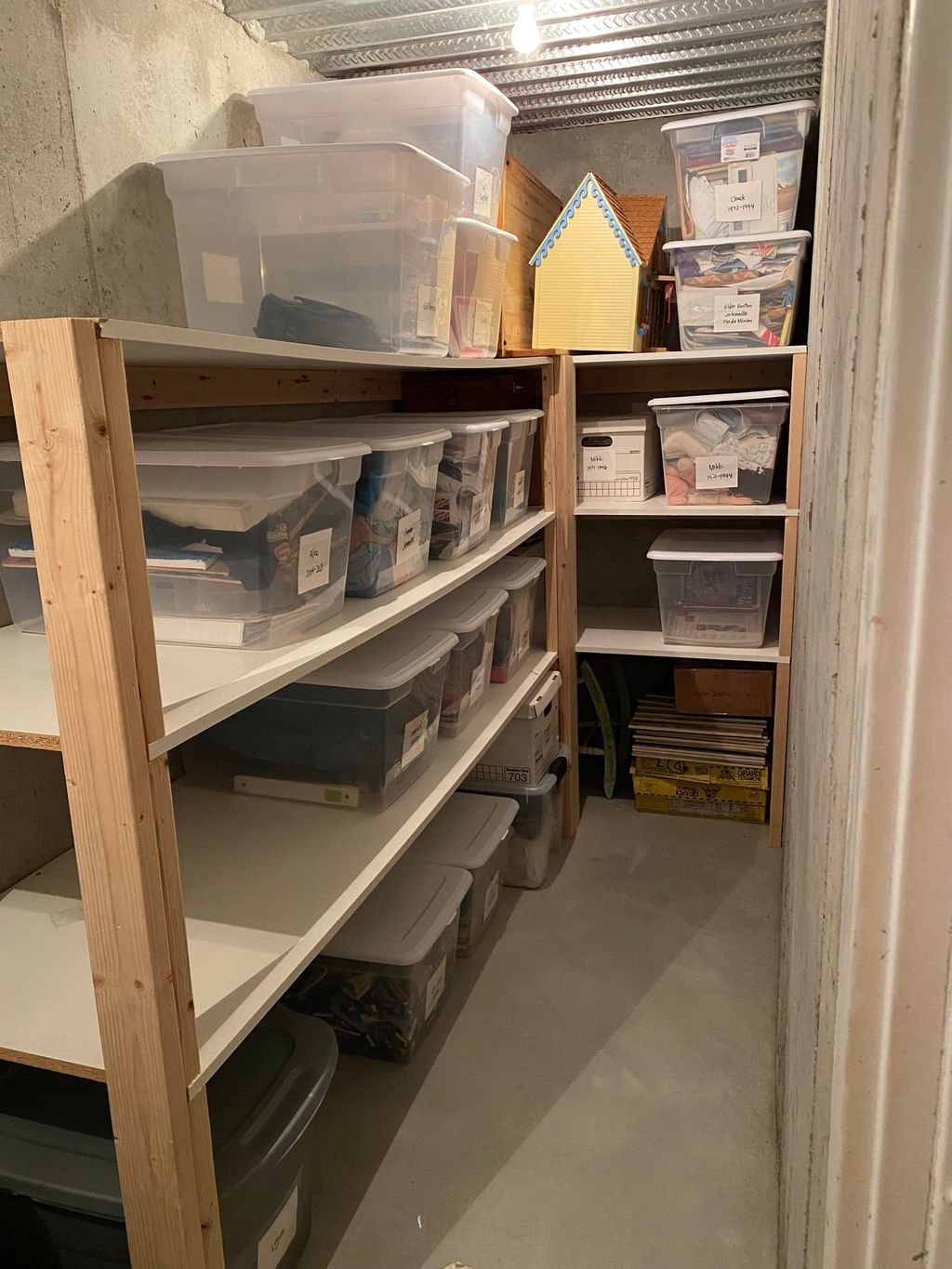 This gal is as good at donating things she’d store