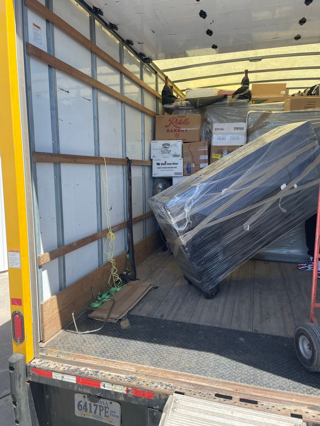 Getting some dolly use in today at Kratos Movers 