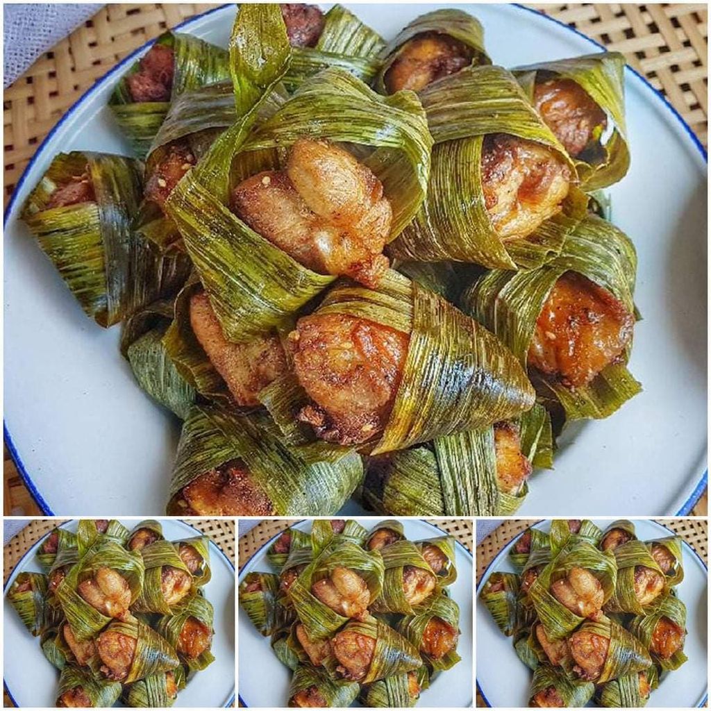 Chicken wrap with Pandan