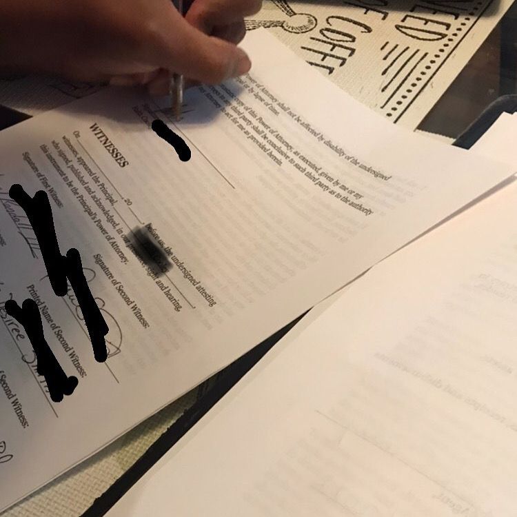 Loan and POA documents 