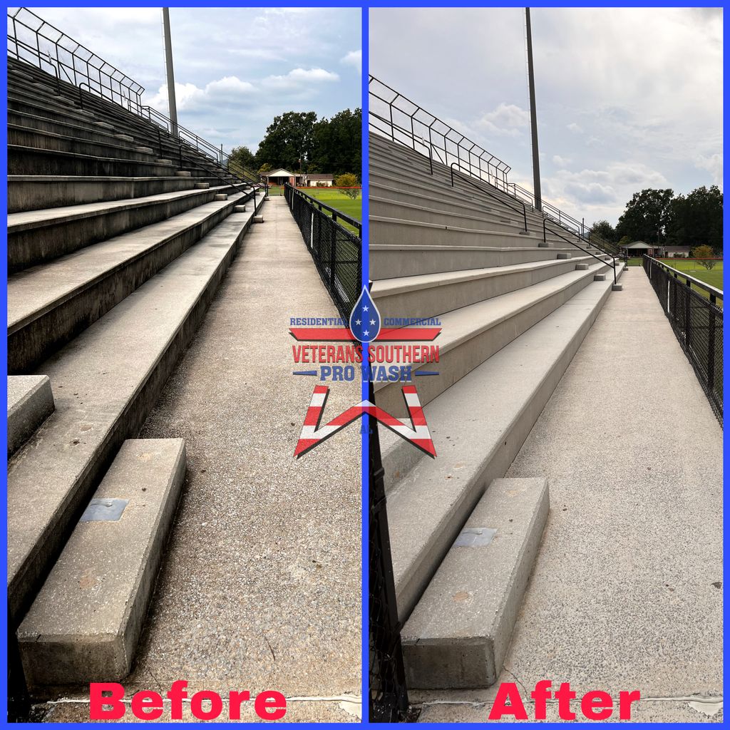 Commercial Concrete Surface Cleaning