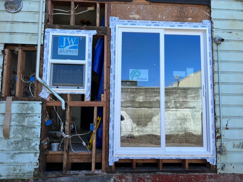 We put and remove windows to suit the client