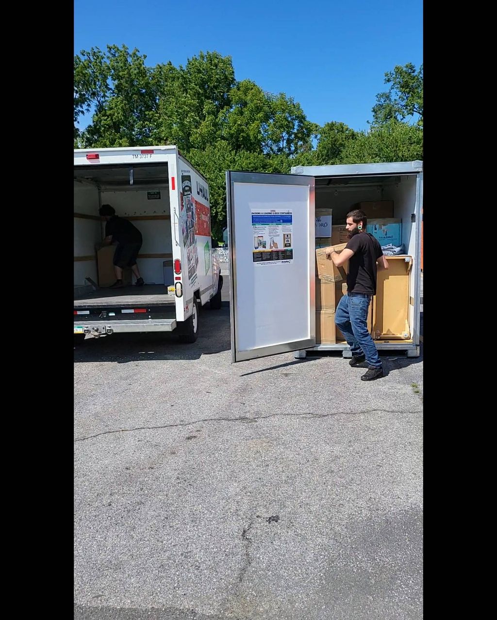 ubox transfer uhaul didn't have any trailers avail