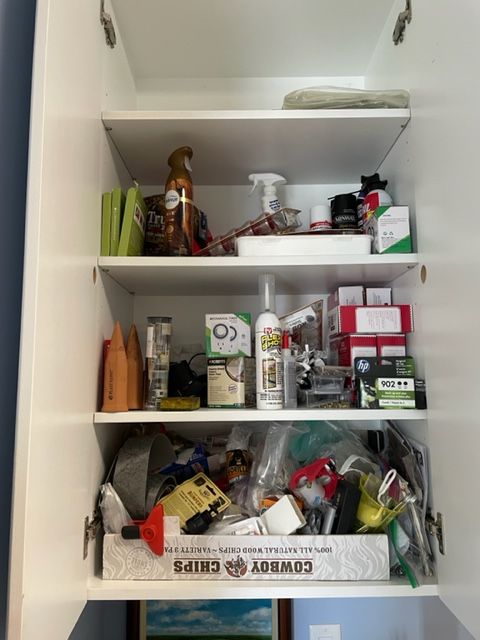 Before: Storage cabinet #2