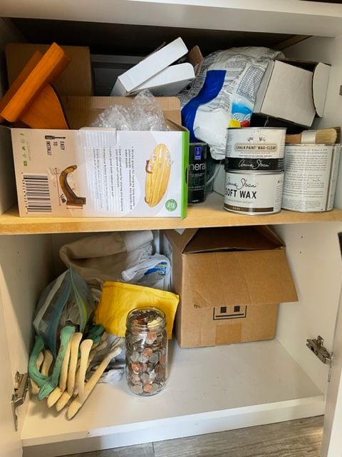 Before: Storage cabinet #1