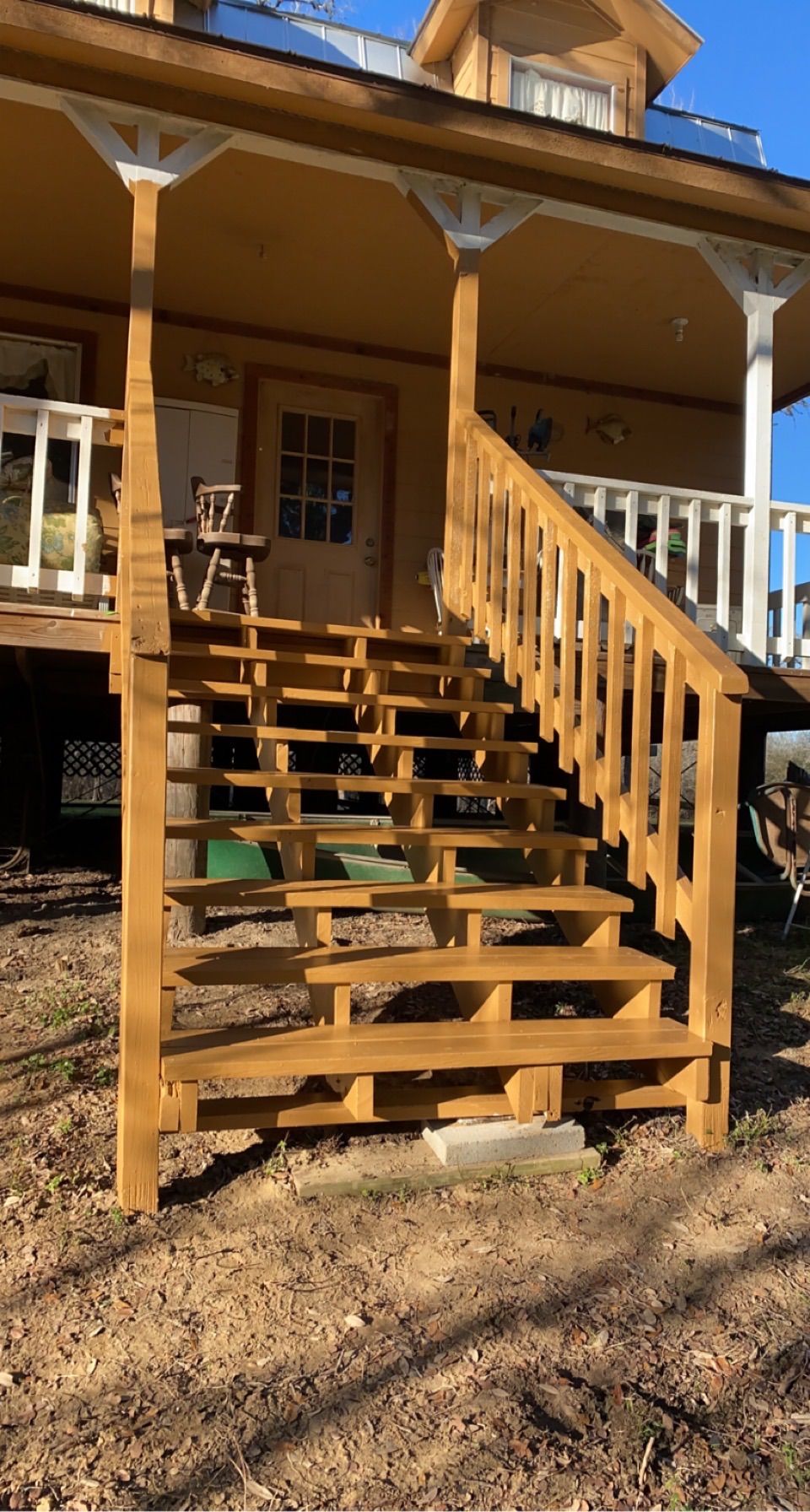 We remodeled this deck. Took out the old wood, rep