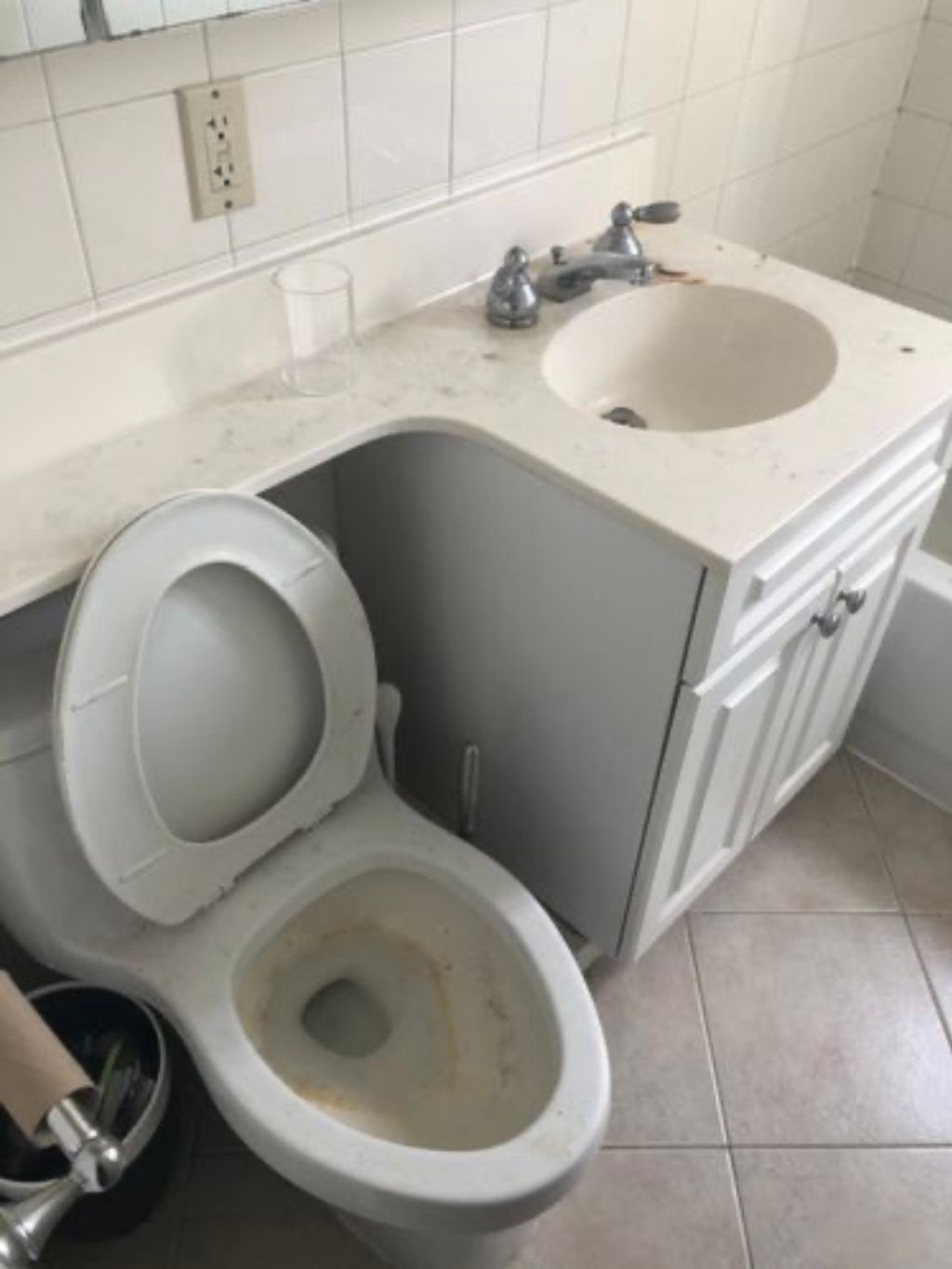 bathroom before
