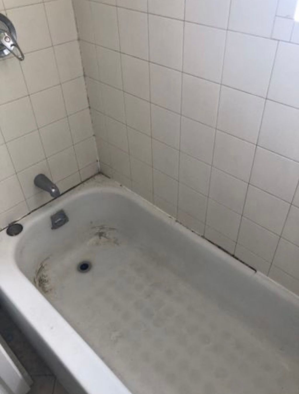 bathtub before