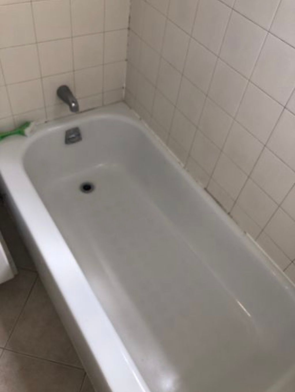 bathtub after
