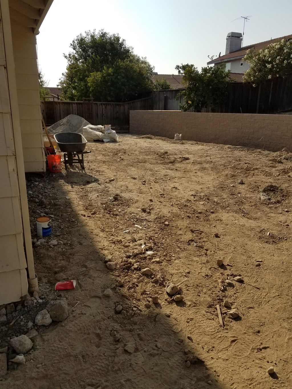 Comact with backfill