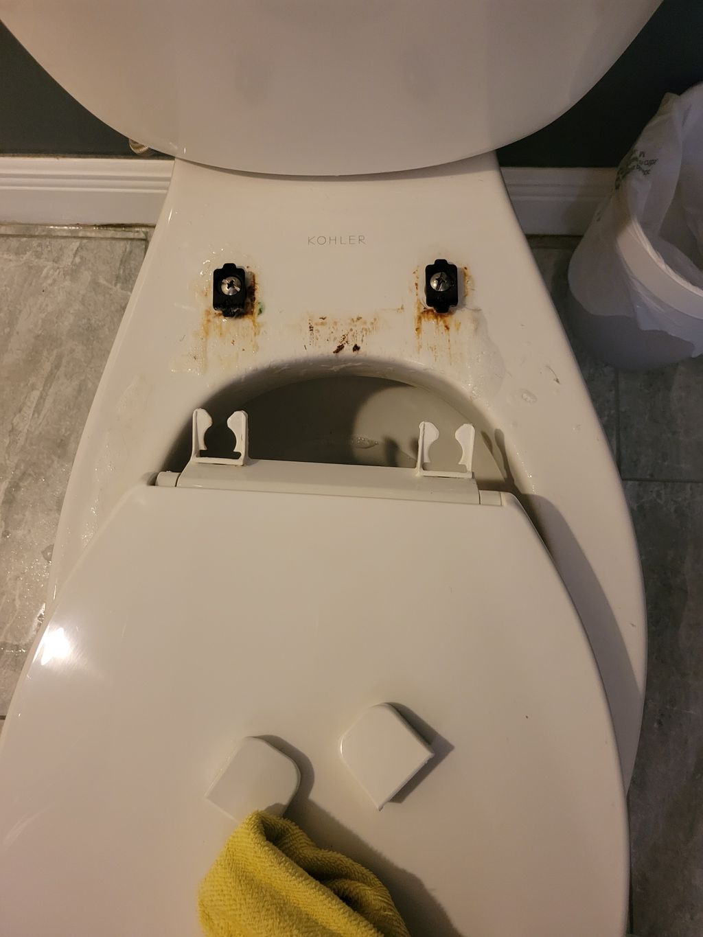 Bathroom before