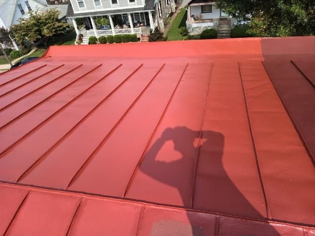 metal roof after
