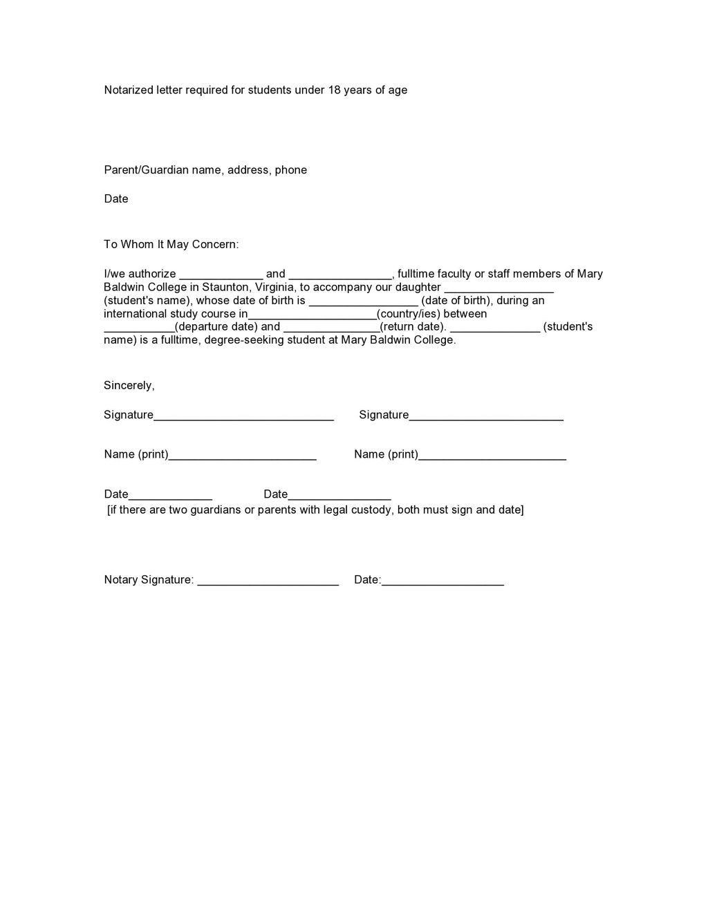Acknowledgement signing