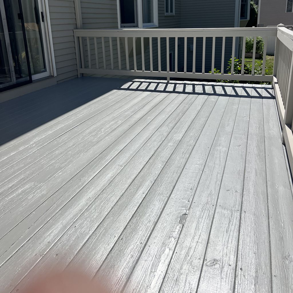 Deck Staining and Sealing project from 2022