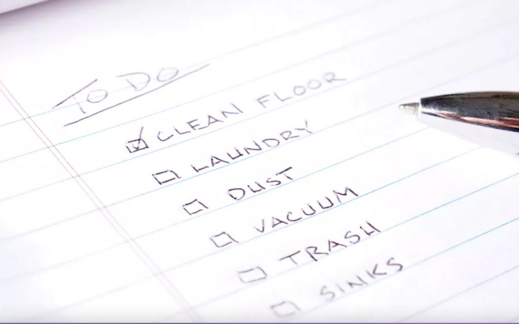 Here's your step-by-step house cleaning checklist.
