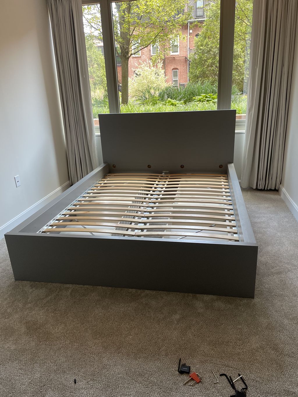 Assembled an IKEA bed for a customer