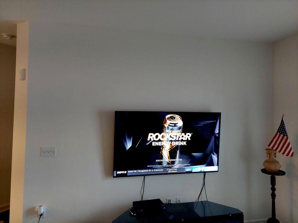Before painting on Accent wall