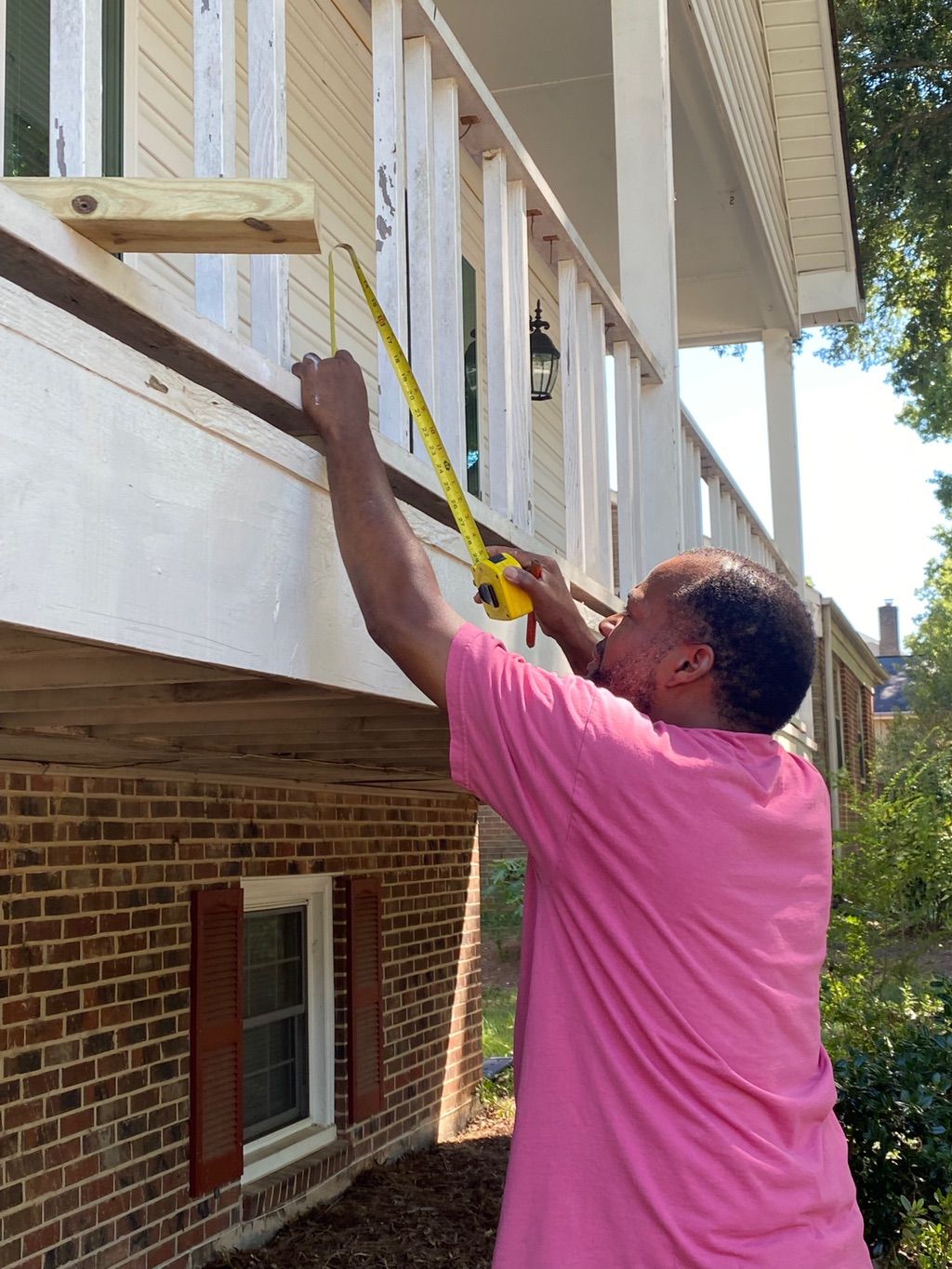 Replacing porch pickets 