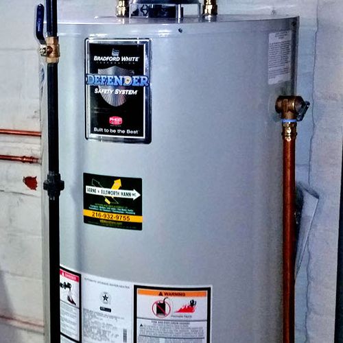 Hot water tank repair and installation