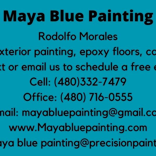 Maya Blue Painting