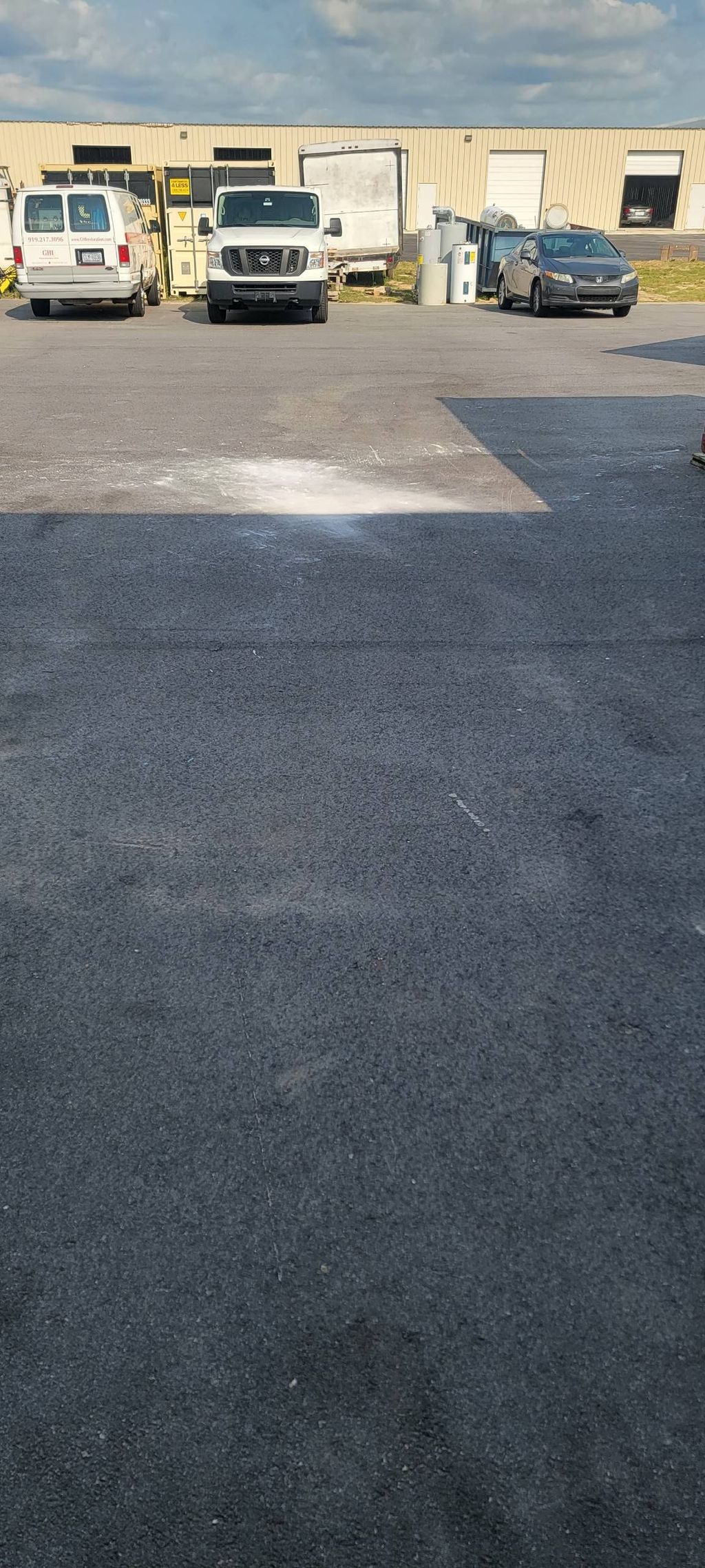 commercial client in Garner NC (Job done)